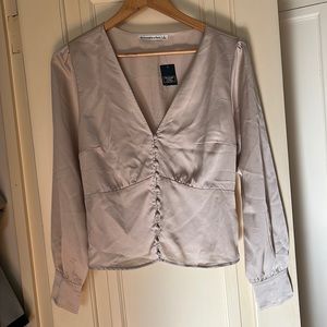 NWT Abercrombie and Fitch silk top